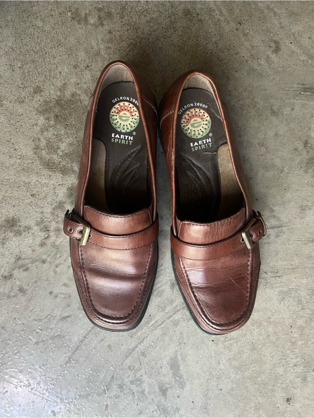 Vintage Leather Clogs